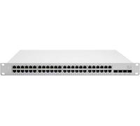 Cisco Meraki MS225-48FP - High-Performance 48-Port GbE PoE+ 740W Network Switch with 4x 10GbE SFP+ Uplink, Stacking, layer 3, and RJ45 Management - A90-58000-C