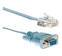 Cisco RJ-45 to DB9F Console Cable, 6 Feet, Compatible 600, 800, 1600 and 1700 Series Routers, 90-Day Limited Warranty (CAB-CONSOLE-RJ45=)