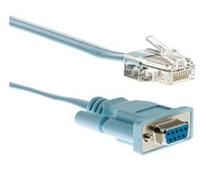 Cisco RJ-45 to DB9F Console Cable, 6 Feet, Compatible with 600, 800, 1600 and 1700 Series Routers, 90-Day Limited Warranty (CAB-CONSOLE-RJ45=)