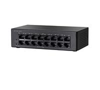 Cisco SF110D-16HP 16-port Switch (PoE, RJ45 Interface, Black, For Desktop Use), 240V, 2 Year Warranty