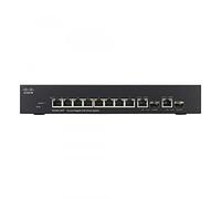 Cisco Small Business SG200-10FP - network switches (IGMP, SNMP, IEEE 802.1ab, IEEE 802.1D, IEEE 802.1p, IEEE 802.1Q, IEEE 802.1w, IEEE 802.1x, IEEE 802.3, IEEE 802., L2, Gigabit Ethernet (10/100/1000), Black, 50/60 Hz)