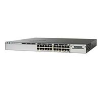 Cisco WS-C3750X-24P-E Catalyst 3750-X Ethernet Switch - 24 Ports - Manageable - 24 x POE - 10/100/1000Base-T - PoE Ports - Rack-mountable