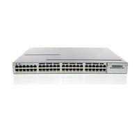 Cisco WS-C3750X-48PF-L - 101.2 mpps, 48 x 10/100/1000 Ethernet PoE+, 1100W, 1 RU, LAN Base feature set, 7.6 kg