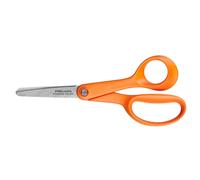 Ciseaux enfant, + 6 ans, Longueur totale: 13 cm, Pour droitiers, Lames en acier inoxydable/Poignées en plastique, Orange, Classic, 1005166, 13.4 x 1