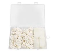 CiShow 200 Pcs Latex Finger Cots, Disposable Finger Gloves, Latex Anti-static Covers, Toe Protector, Support Maniphalanx tips Sleeve, Thumb Cots, Antistatic General Rubber Digittip for Cleaning