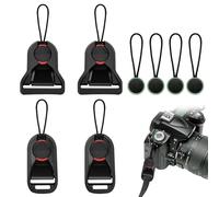 CiShow 4 Pcs Camera Straps Quick Release Adapter, 20/32mm Connection Buckle Kit, Camera Strap Rapid Connectors, Release Buckle Shoulder Neck Strap Clip for Universal Camera Strap (with Tail Button)