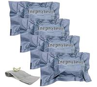 Cisixin 4 Pack Israeli Bandage, 6 Inch Compression Bandages, Vacuum Sterile Elastic, for First Aid Emergency Battle Wound(Green)