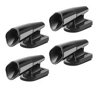 Cisixin 4PCS Car Deer Whistle, Ultrasonic Deer Warning, Car vehicles Motorcycle Warning Devices (Black)