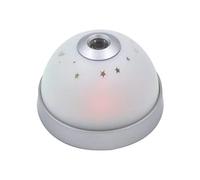 Cisixin LCD Clock Digital Projection Snooze Alarm Clock Colorful LED Starry Night Sky Projector