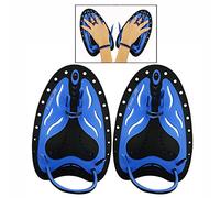 Cisixin Professional Swim Paddles Swimming Paddles Hand Paddles Power Paddles For Swimming Training Aid Large Flat Paddles for Men Women Children(Blue)