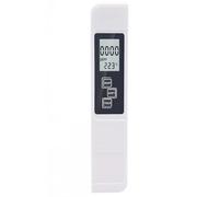 Cisixin TDS Meter, 3 in 1 TDS EC Temperature Tester, Digital Water Quality Tester, LCD Pen with 0-9990 PPM Measurement Range, For Drinking Water, Hydroponic, Pool.