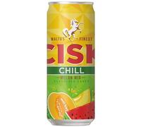 Cisk Chill Melon Mix Flavoured Lager 24 × 330 ml - Sweet Melon Aroma, Refreshingly Fruity Summer Lager - Easy-Drinking, Crisp & Light (4% ABV)