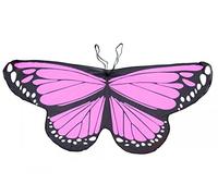 CISMARK Children's Monarch Butterfly Wings Costume for Halloween Party, One Size (3-16T)