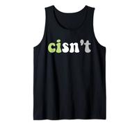 Cisn't Agender Pride Genderless Flag Colors Cisgender LGBTQ+ Tank Top