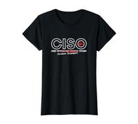 CISO Chief Information Security “Incident Scapegoat” Officer Value Graphic T-Shirt, Women, Black, XL