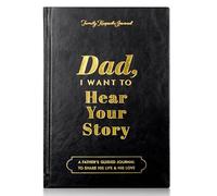Cisolen Dad I Want to Hear Your Story Book, Father’s Guided Journal to Share His Life & His Love, Father Day Gifts, Portable Journal Birthday Gifts For Father, Presents For Daddy On Christmas