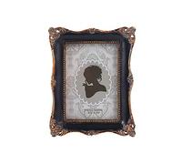 CISOO Vintage Small Picture Frame 2.5x3.5 Antique Ornate Mini Photo Frame, Table Top Display and Wall Hanging Home Decor, Black and Gold