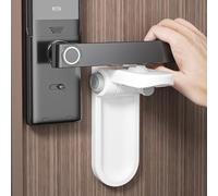 Cispree Door Lock for Children-2Pack, Baby Door Safety Locks, Door Handle Lock Without Drilling, Temporary Lever Stopper for Toddler and Pets Safety Proof, Stick on Kitchen Bathroom or Bedroom