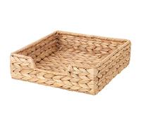 CISSAN Napkin Holder Water Hyacinth Wicker Storage Tray 7x23x23 cm IKEA