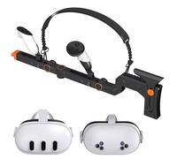 CISSIYOG Magnetic VR Gunstock Compatible with Meta Quest 3 & 3S (60.7×16×3.1cm) - Adjustable meta quest 3 accessories with Shoulder Strap, Enhanced Stability Lightweight VR Accessories for FPS Gaming