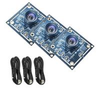 CISSIYOG OV9732 Camera Module, 3PCS 100 degrees Distortion-Free Lens, compatible with Autodart Camera System, 1280 x 720, with 3M Cable, USB Cable