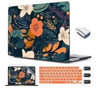CISSOOK Compatible with MacBook Air 13.6 inch Case 2025 2024 2023 2022 Release M4 M3 M2 Chip, Plastic Flowers Hard Shell Keyboard Cover for MacBook Air 13.6 inch Case A3240 A3113 A2681, Little Flower