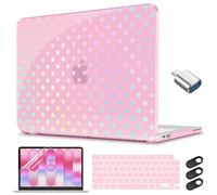 CISSOOK Compatible with MacBook Neo 13 inch Case 2026 Model A3404 Polka Dot