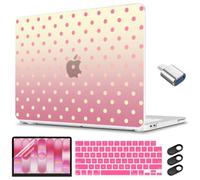 CISSOOK Compatible with MacBook Neo 13 inch Case Polka Dot