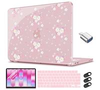 CISSOOK Compatible with MacBook Neo 13 inch Case, Ultra Thin Hard Shell Protective Laptop Cover for Women Girls, Aesthetic MacBook Neo 13 Case with Keyboard Skin, Screen Protector & Type C Adapter