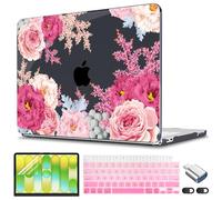CISSOOK for MacBook Neo 13 inch Case 2026 Model A3404 Gorgeous Flowers | 5in1 Set Hard Shell Case, A18 Pro Chip, Keyboard Cover, Screen Protector, Scratch Resistant, Ultra-Thin, for Office & Travel