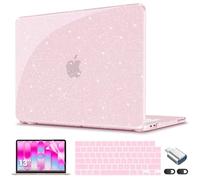 CISSOOK for MacBook Neo 13 inch Pink Case Glitter Blush 2026 Model A3404