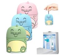 Cistern Blocks, 3Pcs Toilet Fresheners Cute Cartoon Scented Toilet Bowl Cleaner with Drawstring Last for 90 Days for Bathroom