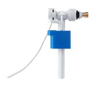 Cistern Filling Valve, Adjustable Water Volume Control Toilet Fill Valve with Brass Threads & Rubber Seals, for 1/2" Toilet Cistern