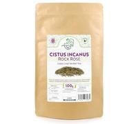 Cistus Incanus Loose Leaf Herbal Tea - Premium Rock Rose leaves - Natural Remedy From The Mediterranean (100g)