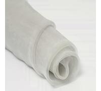 CISULI Pure Silk Organza,100% Mulberry Silk Gauze Fabric,6 Momme,Width 140cm,Wedding Dress Veil Cloth (XY24, Price for 0.5 Meter)