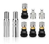 Cisyia 8 PCS E Scooter Accessories, Heavy Duty Tubeless Valve, Schrader Valve, Valve Extenders Adapter for Ninebot Max G30, for Xiaomi M365, Pro, Pro2, 1S, Essential, Mi 3, Segway Mini