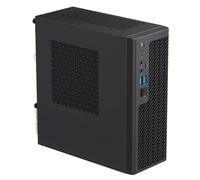 CIT 4L Ultra Slim Mini-ITX Desktop/Tower PC Case With 300W Flex 80+ PSU/Black