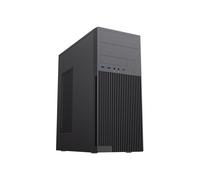 CiT Academy Mid-Tower ATX Desktop PC Case with 500W Power Supply - Black