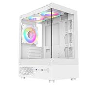 CIT Celsius White MicroATX PC Gaming Case