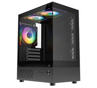 CIT Celsius Black MicroATX PC Gaming Case