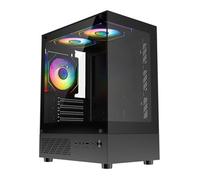 CIT Celsius Black MicroATX PC Gaming Case