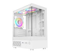 CIT Celsius White MicroATX PC Gaming Case