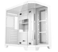 CiT DS360 White Mid Tower Tempered Glass PC Gaming Case