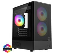 CiT CIT F3 Black Micro-ATX Mesh PC Gaming Case CiT CIT F3 Black Micro-ATX Mesh PC Gaming Case