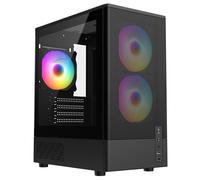 CiT CIT F3 Black Micro-ATX Mesh PC Gaming Case CiT CIT F3 Black Micro-ATX Mesh PC Gaming Case