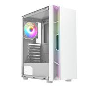 CIT Galaxy Gaming Case White LED Strip 1xARGB Fan Side Glass