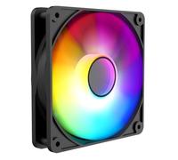 CiT Halo Reverse PC Case Fans 120mm, ARGB Intake PWM Fan, Infinity Mirror