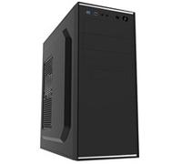 CiT Jet Stream Mid Tower 1 x USB 3.0 / 1 x USB 2.0 Black & Silver Case with 500W PSU