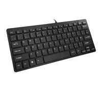 CIT KB-738 Slim Premium Mini USB Wired Keyboard Black UK Layout Desktop Laptop