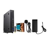 CiT LT100 1 Litre USB3.0 Ultra-Thin Mini-ITX Computer Case With 120W Laptop Adpater, CPU Cooler & Wi-FI Antenna 5cm Included